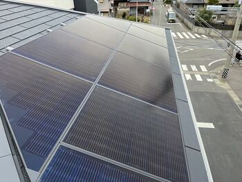 SHARP太陽光パネル設置工事　蓄電池設置工事